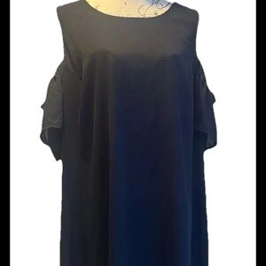 City Streets Black Cold Shoulder Dress Women’s Size 18W